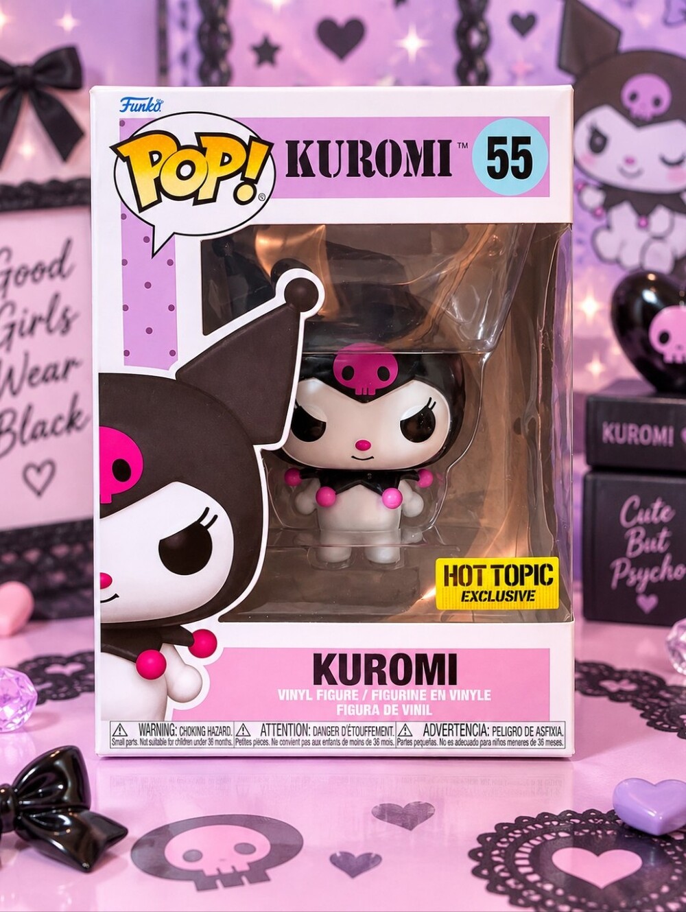 Funko Pop Kuromi #55 Hot Topic Exclusive Sanrio NIB